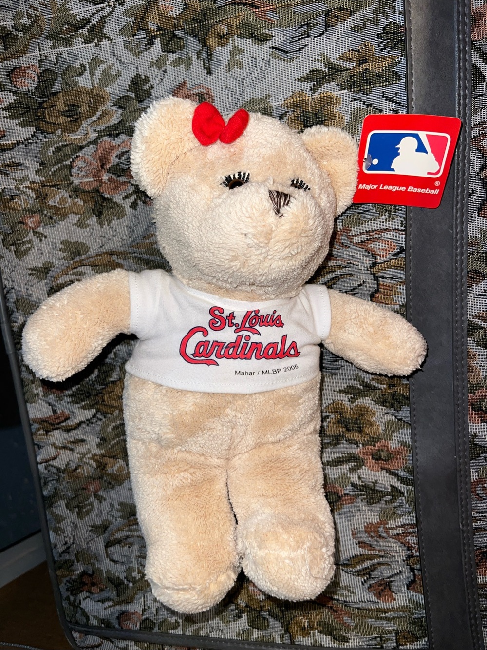 2005 St. Louis Cardinals Plush Bear- MLB Licensed